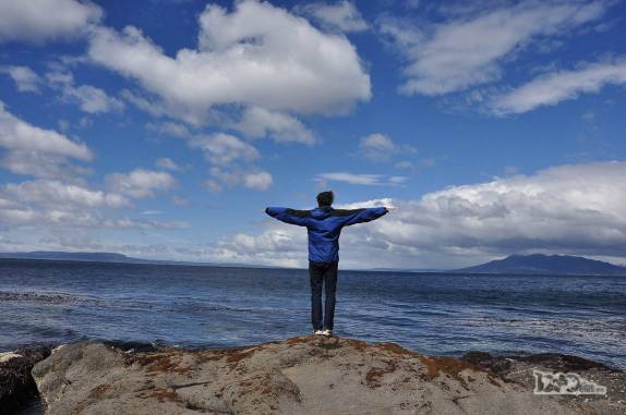Quase no extremo sul do Chile e da América, região de Punta Arenas